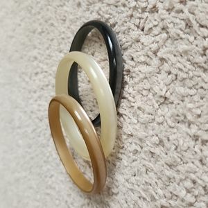 Vintage Lucite Bangle Bracelets